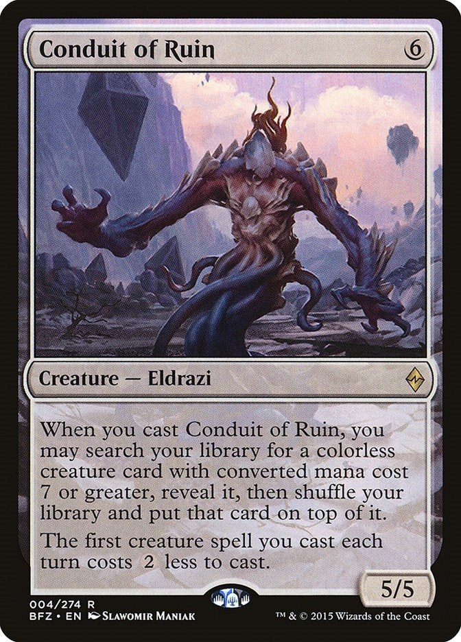 Battle for Zendikar #4 Conduit of Ruin
