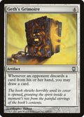 Darksteel #123 Geth's Grimoire Foil