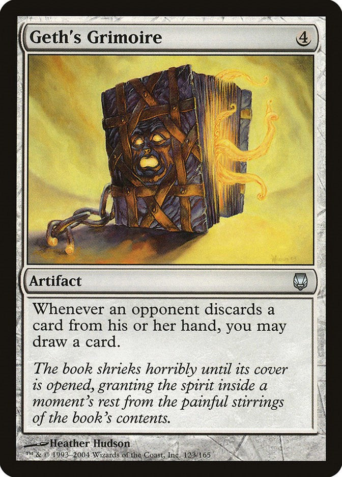 Darksteel #123 Geth's Grimoire Foil