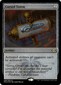 Modern Horizons 2 #295 Cursed Totem (Foil Etched)