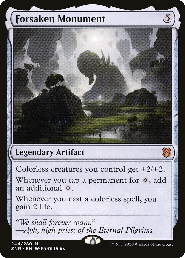 Zendikar Rising #244 Forsaken Monument