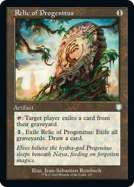 Commander: The Brothers' War #157 Relic of Progenitus (Retro Frame)