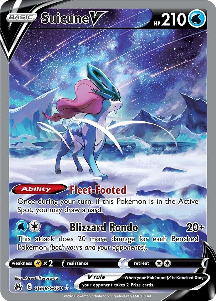 SWSH: Crown Zenith: Galarian Gallery #GG38/GG70 Suicune V