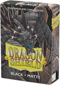 Dragon Shield | Japanese Size Card Matte Sleeves | 60 CT - Smooth & Tough Premium TCG Sleeves - Compatible with Yu-Gi-Oh,
