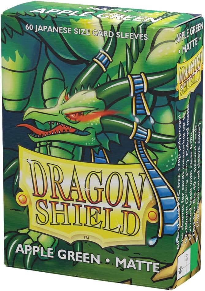 Dragon Shield | Japanese Size Card Matte Sleeves | 60 CT - Smooth & Tough Premium TCG Sleeves - Compatible with Yu-Gi-Oh,