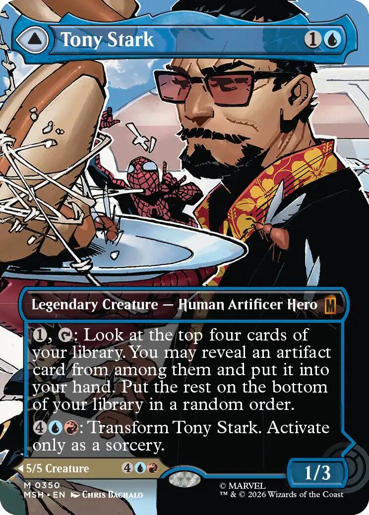 Marvel Super Heroes #350 Tony Stark (Borderless) (0350)