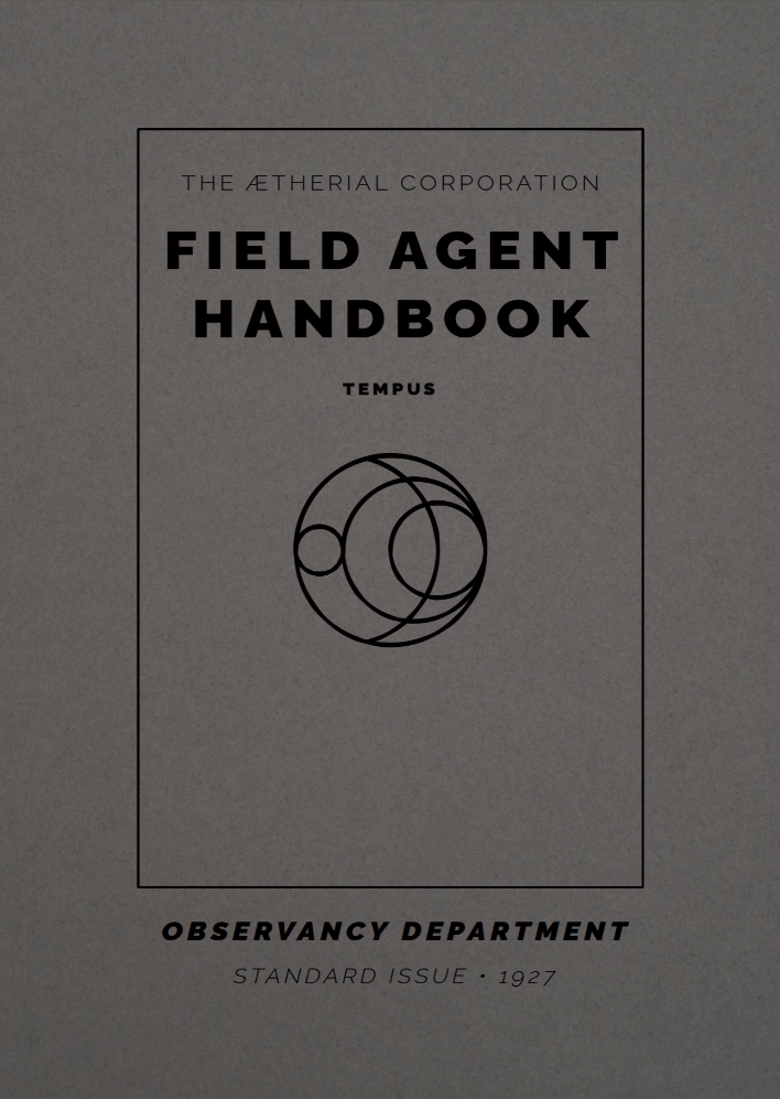 Field Agent Handbook: 1927 Tempus