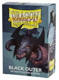 Dragon Shield Matte Black Outer Sleeves (100-count)